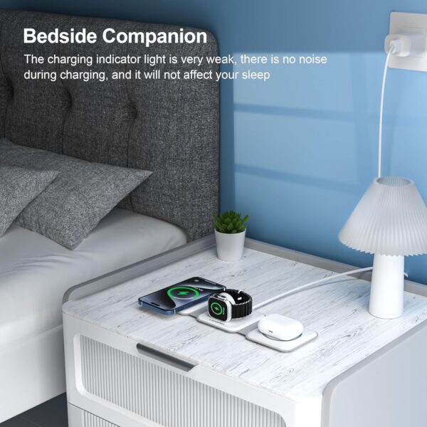 UCOMX 3 in 1 Charging Station for Multple Devices,Foldable 3...