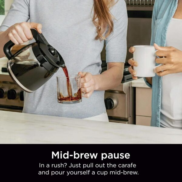 Niinja 12-Cup Programmable Coffee Maker, Glass Carafe with C...
