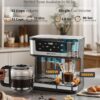 AIRMSEN 12-Cup Programmable Dual Coffee Maker – Single Serve...