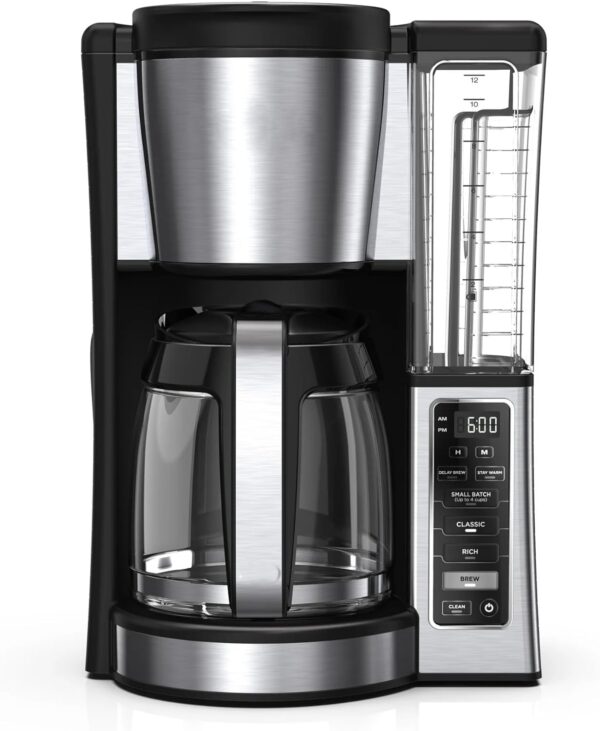 Niinja 12-Cup Programmable Coffee Maker, Glass Carafe with C...