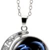 DEQIYIJI Zodiac Necklace Jewelry Birthday Gifts Astrology 12...