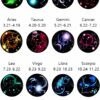 DEQIYIJI Zodiac Necklace Jewelry Birthday Gifts Astrology 12...