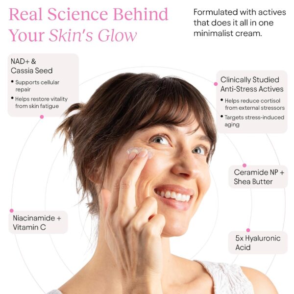 JiYu NAD+ Hydrating Face Moisturizer – Korean Anti-Aging Cre...