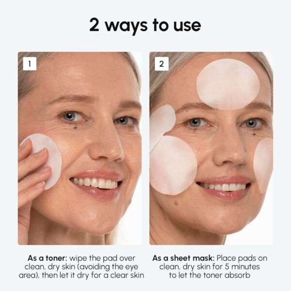MAREE Collagen Acne Clearing Polishes - Toner Pads with Reti...