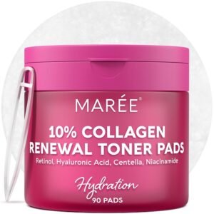 MAREE Collagen Acne Clearing Polishes - Toner Pads with Reti...