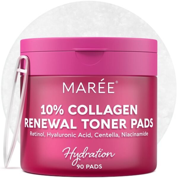 MAREE Collagen Acne Clearing Polishes - Toner Pads with Reti...